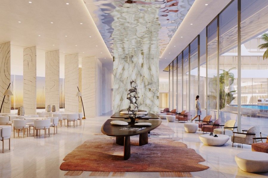 A couple's breakfast at the luxury hotel restaurant The Yacht