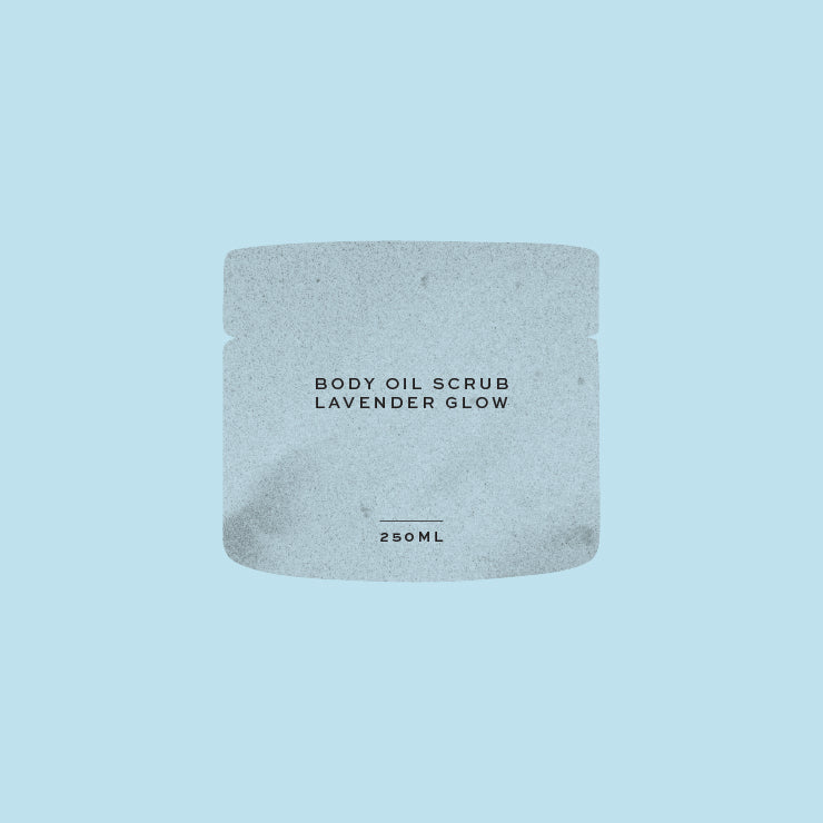 BODY OIL SCRUB LAVENDER GLOW